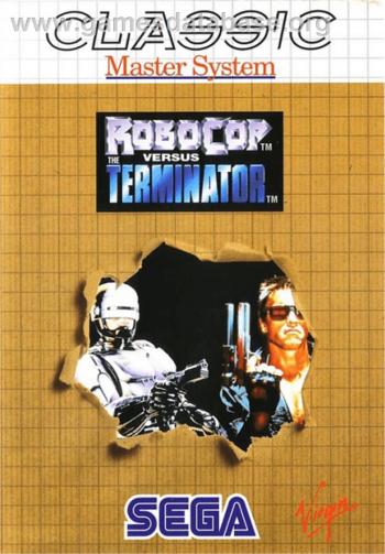 Cover Robocop versus The Terminator for Master System II